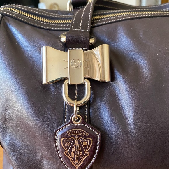 Gucci Leather Bag – Brown Duchessa Boston Bag Medium - 181488 - Picture 10 of 12